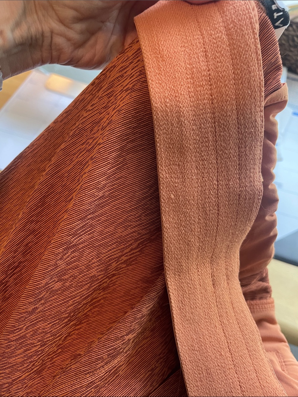 Athleta Rusty Rose Textured Wide-Leg Pants - Picture 8 of 10